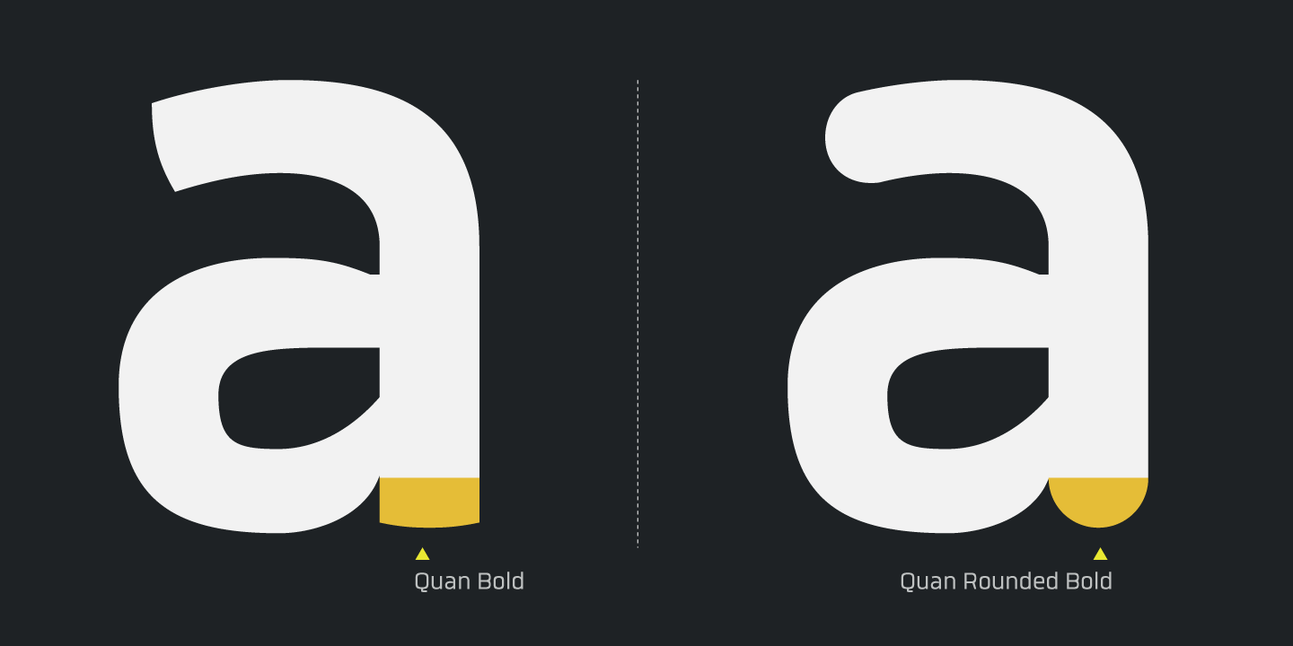Quan Rounded Semi Light Italic Font preview